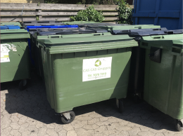 Affaldsbeholder til brændbart affald